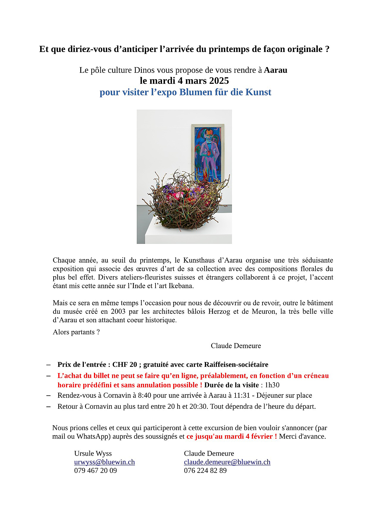 Aarau annonce