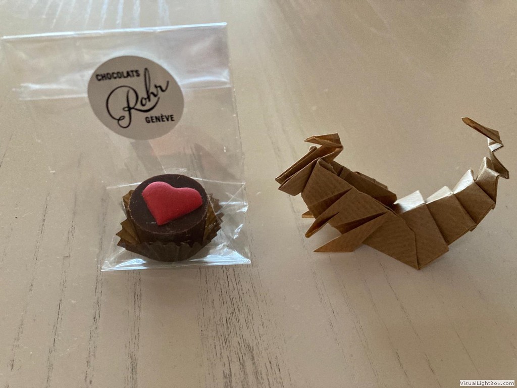 Origami et chocolat